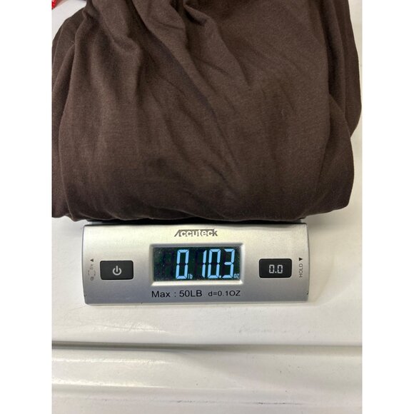 Bra Tops Embellished V-Neck Womens Tunic Dress Size M Brown - Picture 10 of 10